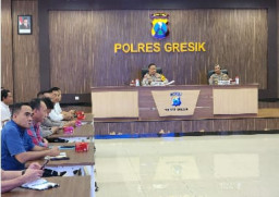 Polres Gresik Gelar Latpra Ops Pekat Semeru 2026, Sasar Penyakit Masyarakat dan Miras Ilegal di Bulan Suci Ramadan