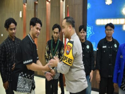 Terima Kunjungan Mahasiswa dan Organisasi Ekstra Kampus, Kapolres Gresik Ajak Perkuat Sinergi Jaga Kamtibmas
