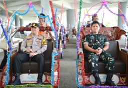 Kirab Adipura 2026, Kapolres Gresik dan Forkopimda Naik Kendaraan Listrik, Simbol Modernitas yang Tetap Merakyat