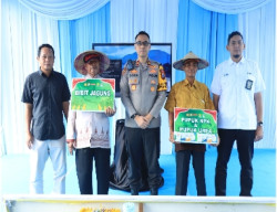 Dukung Swasembada Pangan Nasional, Polres Gresik Bersama Forkopimda Tanam Jagung 1,2 Hektare di Kebomas