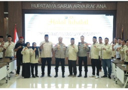 Kapolres Gresik Halalbihalal Bersama Kades se-Kabupaten, Perkuat Sinergi Jaga Kamtibmas