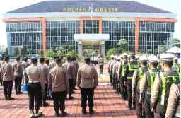 Kapolres Gresik Pimpin Apel Perdana Pasca Lebaran, Apresiasi Sukses Operasi Ketupat Semeru 2026