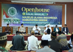 Halal Bihalal MUI Gresik Pererat Sinergi Ulama, Pemerintah, dan Aparat Keamanan