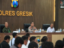 Polres Gresik Gelar Sosialisasi KUHAP Baru, Perkuat Profesionalisme Penyidik