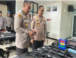 Polres Gresik dan Polda Jatim Perketat Pengawasan Senjata Api Dinas Anggota