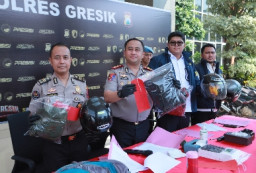 Polres Gresik Bongkar Lima Kasus Kejahatan, Kapolres Tegaskan Komitmen Sikat Pelaku Kriminal