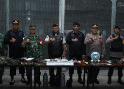 Wujudkan Rutan Bersih dari Halinar, Rutan Medaeng Libatkan TNI dan Polri dalam Razia