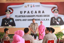 Rotasi Jabatan di Polres Gresik, Kompol Arief Sukmo Wibowo Resmi Jabat KabagOps