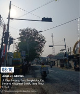 Lampu Penyeberangan Pasar Benjeng Mati, Warga Desak Perbaikan Demi Keselamatan Pengguna Jalan