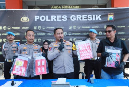 Satresnarkoba Polres Gresik Bongkar Peredaran 81,46 Gram Sabu di Menganti, Kurir Dibekuk