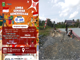 Meriahkan HUT RI ke-81, RT 09 Desa Barokah Gelar Lomba dan Kesenian Kuda Lumping ‎