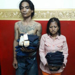 Hasil Kejelian Anggota Reskrim Polsek Tegalsari, Tangkap Pasutri Yang Lolos Mencuri Baju di TP