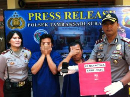 Razia Cipkond, Polsek Tambaksari Tangkap 2 Pumuda Penyalah Guna Narkotika