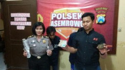 Polsek Asemrowo Tangkap 2 Orang Pengguna dan 1 Wanita Pengedar Sabu