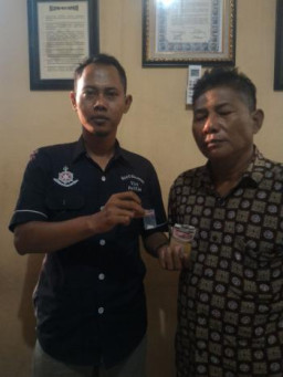 Bawa 1 Poket Sabu, Wasito Basuki (59) Jadi Tahanan Polsek Wiyung