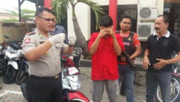 Sempat Kabur, Ricky "Jambret" Akhirnya Tertangkap Polsek Sawahan.