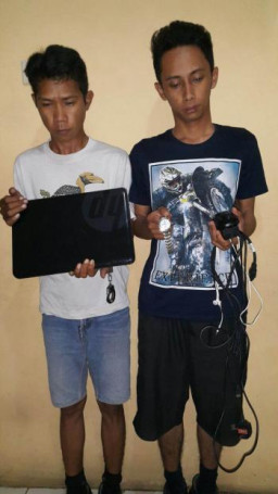 Curi Laptop, 2 Cleaning Servise di Sergap Aparat