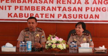 Kapolres Pasuruan Bersama Instansi Terkait Evaluasi Hasil Tim Saber Pungli.