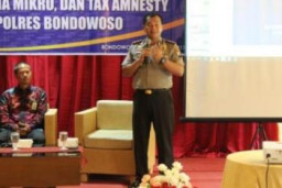 Dinas pajak Dan Bank Mandiri Sosialisai Tax Amnsty Dan Payroll Tunjangan Kinerja Kepada Polri
