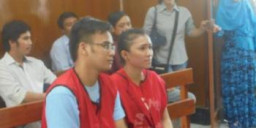 Pasutri "Sabu" Andi Hadinoto, 24, dan Angella Prisilia Sumampouw, 24 Divonis 4,3 Tahun