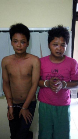 Dua Pemetik Sepeda Angin Grand Semanggi Residence Di Bui Polsek Rungkut.