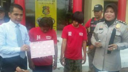 Buron Setahun, 2 DPO Curanmor Ditangkap Reskrim Polrestabes Surabaya.