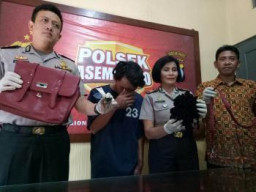 Beraksi 5 Kali, Jambret  Ingusan Keok Di Tangan Anggota Polsek Asemrowo