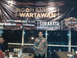Komunitas Journalis Jatim Adakan Ngopi Bareng di Sutos