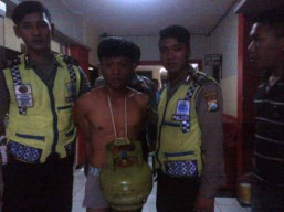 Maling Tabung Gas Diamankan Polsek Sawahan