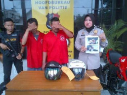 Terekam CCTV, Jambret Jagung Suprapto Digulung Polrestabes
