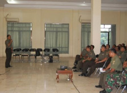 Penyuluhan Hukum Tuk Prajurit Korem 051/Wkt 