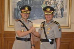 Farawell Parade Hiasi Pisah Sambut Kapolres Bondowoso   