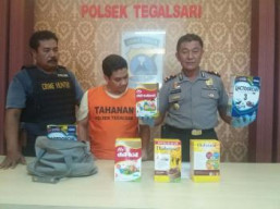 Pembobol Susu Kotak di Jaringan Ritel Tertangkap Polisi