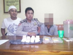 Pengedar Pil Carnophen di Gulung Aparat