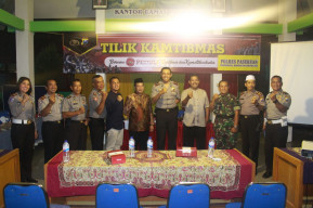 Kapolres Pasuruan Tilik Kamtibmas di Desa Paserpan.