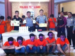 Surabaya Darurat Norkotika, Pelajar dan Anak di Bawah Umur di Tangkap Polsek Tegalsari.