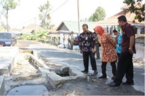 Bupati Kediri Meninjau Pipanisasi
