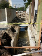 Sambungan Usia Beton Berbeda, Tanpa Lantai Kerja