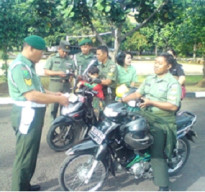 Operasi Penegakan Hukum peraturan lalu lintas tata tertib Makodam Jaya  