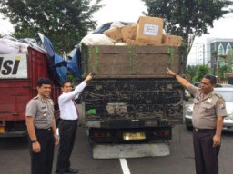 Modus Baru, Lamar Kerja Pakai KTP Palsu, 2 Truck Muatan Ekspedisi di Embat