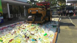 Miras Hasil Cipkond, Dimusnakan di Mapolrestabes Surabaya