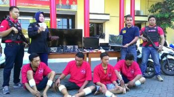 Berusaha Kabur, Empat Spesialis Rumah Kosong di DOR Aparat