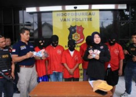 Unit jatanras Sat Reskrim Polrestabes Surabaya, Ciduk Lima Tersangka Curat,