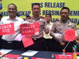 Polres KP3 Gelar Hasil Operasi Bersinar, 28 Kasus Dengan 44 Tersangka.