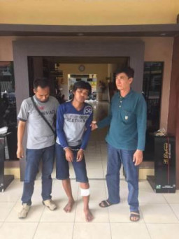 Hendak Jual Hasil Curiannya, Jambret Hp Keok Ditangan Reskrim Polsek Genteng