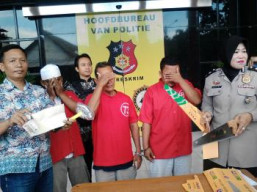 Gelapkan Peralatan Tukang, 2 Karyawan Toko Setia Kawan dan1 Penadah di SEL