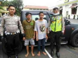 Jambret Abg Nyaris Dihajar Massa, Beruntung Anggota Lantas Segera Mengamankan.