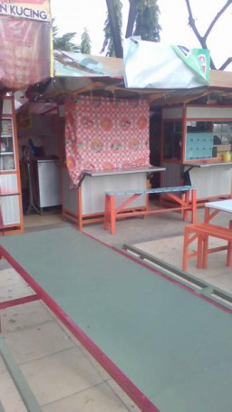 Stand PKL Barata Jaya Diduga Disewakan Staf Kelurahan.