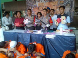 Hasil Operasi Cipkon KP3: 22 Tersangka 1 Diantaranya Wanita Hamil 4 Bulan