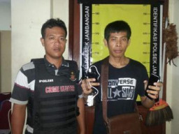 Pencuri Tas di Masdjid Al Akbar di Bekuk Aparat Kepolisian.